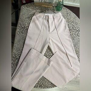 Because of Alice BOA. Wide Leg Suit light pink Trousers woman’s xs